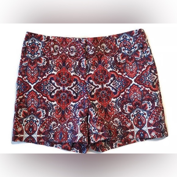 SAINT TROPEZ WEST SHORT REGULAR SIZE 10 FLORAL PRINT EXCELLENT CONDITIONS 10/10 - Picture 1 of 10